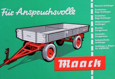 Maack Trailer Modelprogram 1960 Comercialtrailerbrochure (2023)